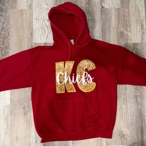 Women's Unisex Kansas City Chiefs Hoodie Size L